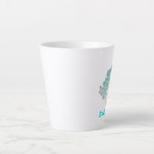Tasse Latte Bulles de savon (Devant)