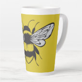 Tasse Latte Bumble Bee (Angle droit)