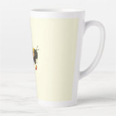 Tasse Latte Bumble Bee transportant du pollen (Droite)