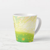 Tasse Latte Bumblebee sur l'Horizon petit (Angle droit)