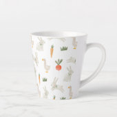 Tasse Latte Bunnies & Canards sur le Motif de ferme (Droite)