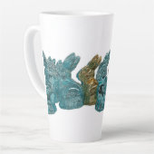 Tasse Latte Bunnies en verre (Angle gauche)