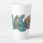 Tasse Latte Bunnies en verre (Devant)
