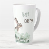 Tasse Latte Bunny de Pâques Hoppy mignon Pastel floral (Angle droit)