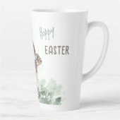 Tasse Latte Bunny de Pâques Hoppy mignon Pastel floral (Droite)