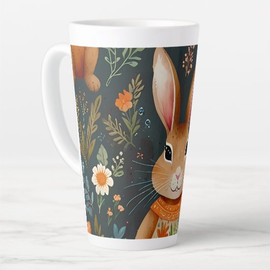 Tasse Latte Bunny Springtime (Angle gauche)