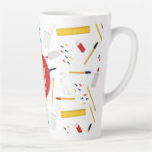 Tasse Latte Bureau scolaire et artisanat Fournitures Motif Mon (Droite)
