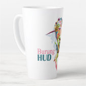 Tasse Latte Burung HUD Pop art (Angle gauche)