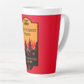 Tasse Latte Bush - Prévention des incendies (Angle droit)