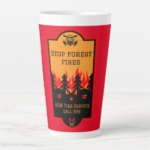 Tasse Latte Bush - Prévention des incendies