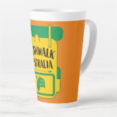 Tasse Latte Bushwalk Australie (Angle droit)