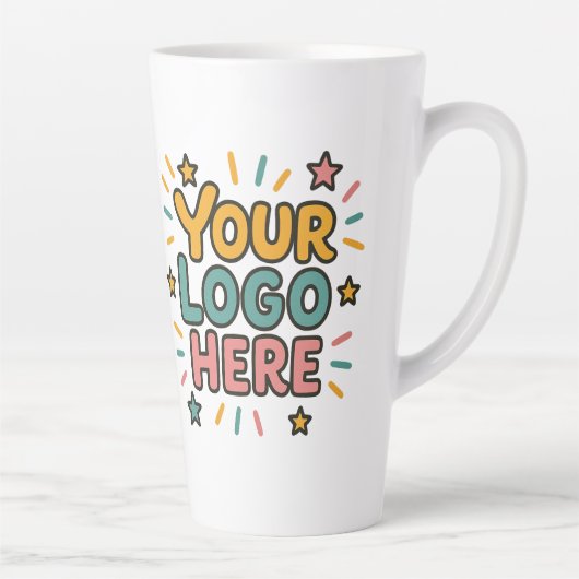 Tasse Latte Business, Company, Advertising Your Logo Here (Droite)