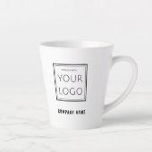 Tasse Latte Business Logo Company Name Brand Promotional   (Droite)