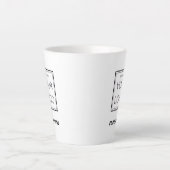 Tasse Latte Business Logo Company Name Brand Promotional   (Devant)