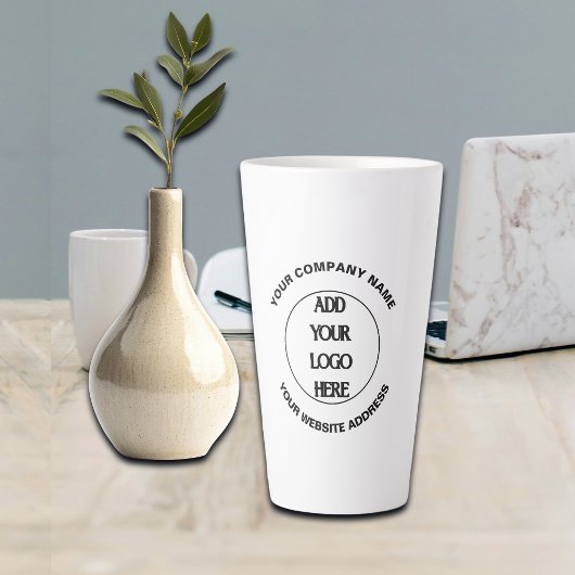 Tasse Latte Business Logo Custom