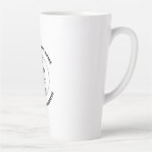 Tasse Latte Business Logo Custom  (Droite)