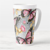 Tasse Latte Butterflies (matches with journal) (Angle droit)