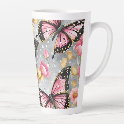 Tasse Latte Butterflies (matches with journal) (Droite)