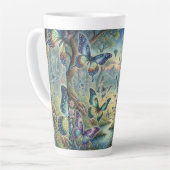 Tasse Latte Butterfly Ballet in a Mystic Forest (Angle gauche)