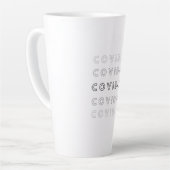 Tasse Latte c o v i d (Angle gauche)