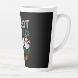Tasse Latte Ça ne va pas se lick Snowman