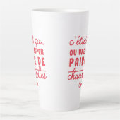 Tasse Latte Ça ou une paire de chaussettes (Devant)
