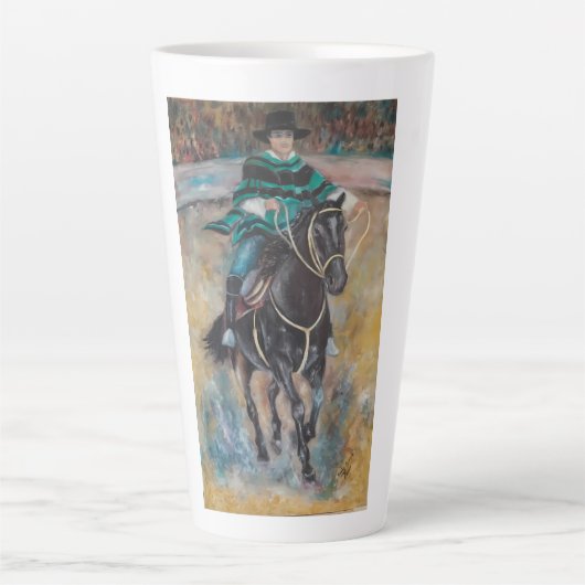 Tasse Latte Caballo y Jinete (Devant)