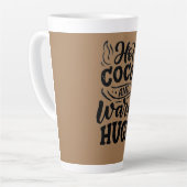 Tasse Latte cacao chaud et câlins chauds (Angle gauche)