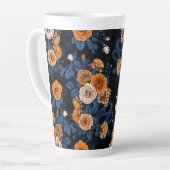 Tasse Latte Caché en rose, orange et bleu (Angle gauche)