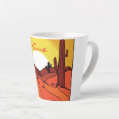 Tasse Latte Cactus du désert Sunset Thunder_Cove (Angle droit)