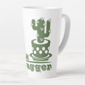 Tasse Latte Cactus Pas un gros cactus drôle dire (Angle droit)