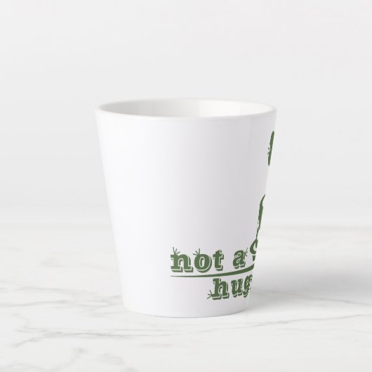 Tasse Latte Cactus Pas un gros cactus drôle dire (Devant)