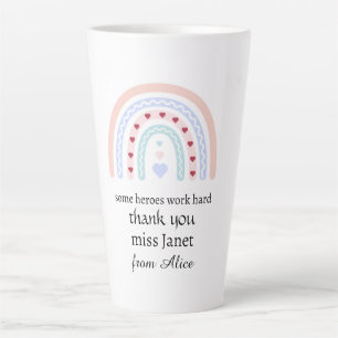 Tasse Latte Cadeau d'appréciation pour l'enseignant - Meilleur