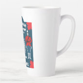 Tasse Latte Cadeau de célébration de la citoyenneté canadienne (Droite)