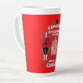 Tasse Latte Cadeau de célébration de la citoyenneté canadienne (Angle gauche)