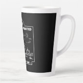 Tasse Latte Cadeau de célébration de la citoyenneté néo-zéland (Droite)