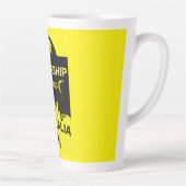 Tasse Latte Cadeau de citoyenneté australienne (Droite)