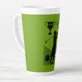 Tasse Latte Cadeau de golf Vintage (Angle gauche)