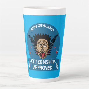 Tasse Latte Cadeau de la citoyenneté néo-zélandaise Nouveau