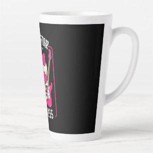 Tasse Latte Cadeau de Noël   Rokstar Princess Skull