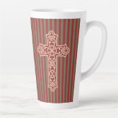 Tasse Latte Cadeau de pasteur Croix de l'Écriture de leadershi (Droite)