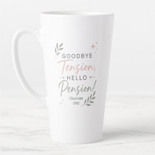 Tasse Latte Cadeau de retraite drôle personnalisé pour un coll