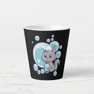 Tasse Latte Cadeau de thé bulle de chat Funny Boba Tea Cats