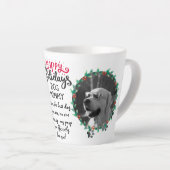 Tasse Latte Cadeau de vacances pour DOG maman ou papa ajouter  (Angle droit)