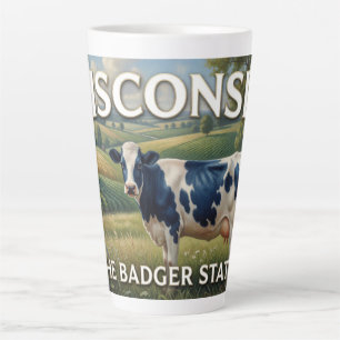 Tasse Latte Cadeau de voyage de la ferme de l'État du blaireau