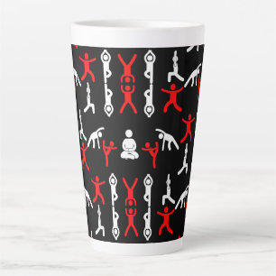 Tasse Latte Cadeau de yoga unique
