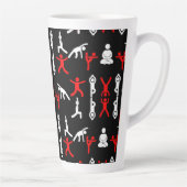Tasse Latte Cadeau de yoga unique (Droite)