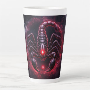 Tasse Latte Cadeau du zodiaque Scorpion ♏ pour un style mystiq