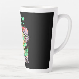 Tasse Latte Cadeau Halloween Chillin Avec Mes Amis