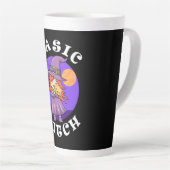 Tasse Latte Cadeau Halloween | Sorcière de base (Angle droit)